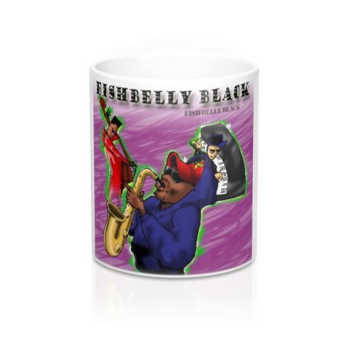 Fishbelly Black Mug 11oz