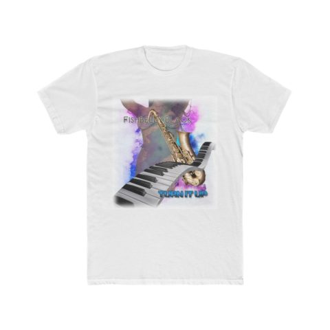 Fishbelly Black "Turn it Up" Men's Cotton Crew Tee